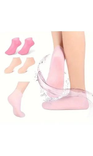 Silikon Jel Ayak Nemlendirici Çorap