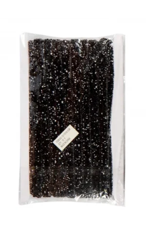 Silikon Yapışkanlı Taş Siyah 1 Metre 1 cm 5 metre