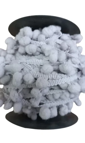 Sıralı Ponpon 1 Metre Yeşil