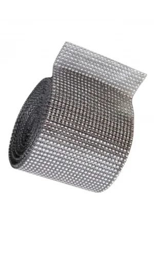 Sıralı Taş Şerit 24lü Gümüş 10 Metre