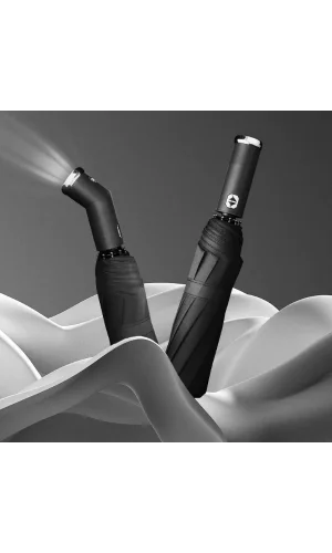 Siyah El Fenerli Şemsiye