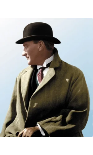 Siyah Renk Atatürk Şapkası