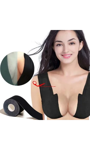 Siyah Renk Göğüs Dikleştirici Bant