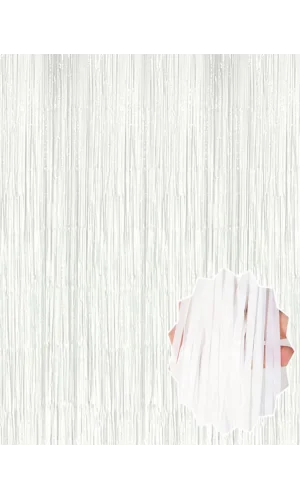 Soft Beyaz Renk Duvar ve Kapı Perdesi