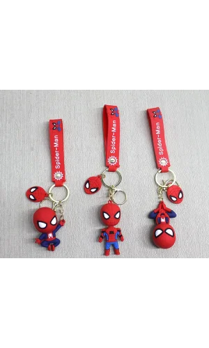 Spiderman Silikon Anahtarlık