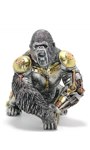 Steampunk Polyester King Kong Figürü