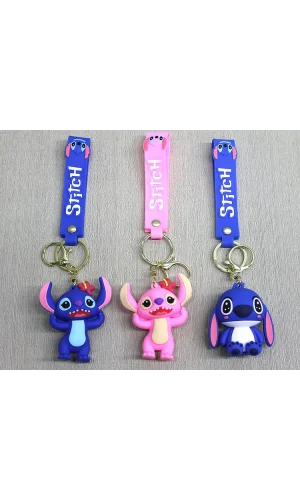 Stitch Angel Silikon Anahtarlık