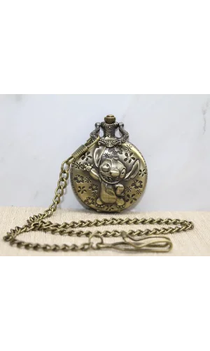 Stitch Tasarımlı Köstekli Saat