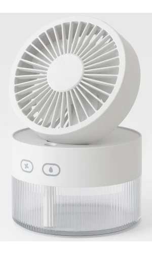 Su Spreyli Katlanır Başlıklı USB Mini Fan