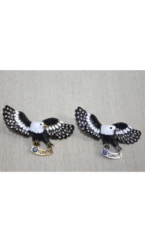 Swarovski Taşlı Kartal Figürlü Magnet