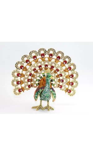 Swarovski Taşlı Tavuskuşu Model 3