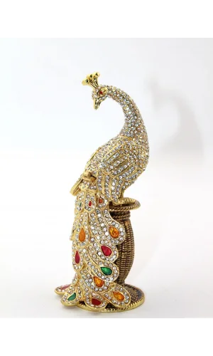 Swarovski Taşlı Tavuskuşu Model 4