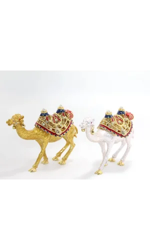 Swarovski Taşlı Tekli Deve Figürü Model 8