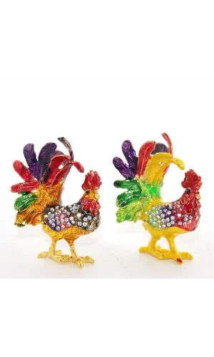 Swarovski Taşlı Tekli Horoz Model 1