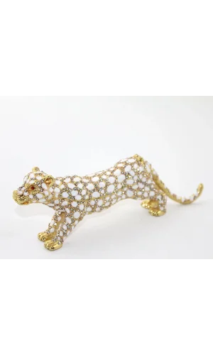 Swarovski Taşlı Tekli Leopar Model 5