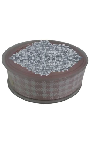 Tafta Ekoseli Kurdele 25 mm Pudra 1 Metre