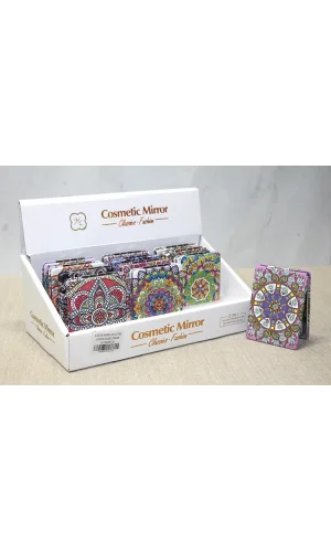 Taşlı El Aynası Dikdörtgen İnce Model 1