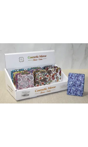 Taşlı El Aynası Dikdörtgen İnce Model 5