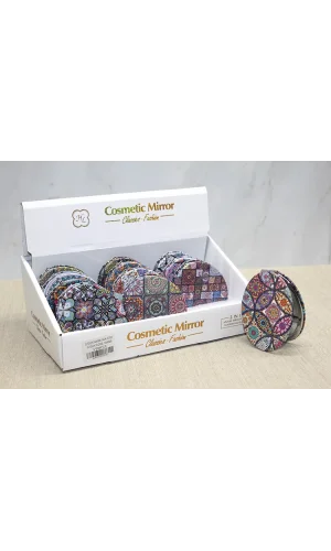 Taşlı El Aynası Oval İnce Model 1