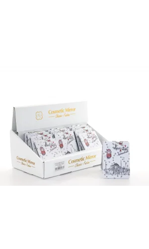 Taşlı İstanbul Tasarımı El Aynası İnce Model 26