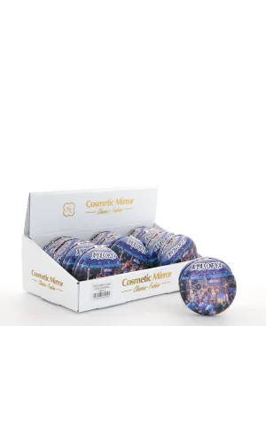 Taşlı İstanbul Tasarımı El Aynası Kalın Model 13