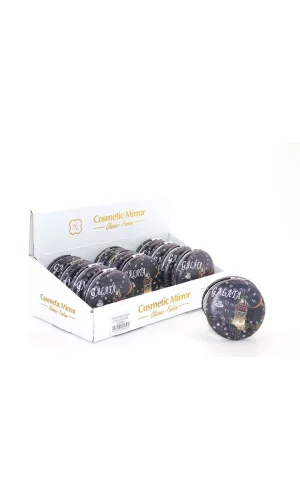 Taşlı İstanbul Tasarımı El Aynası Kalın Model 6