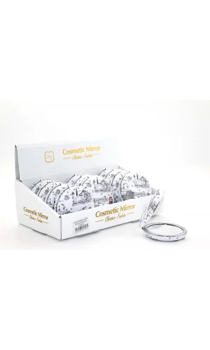 Taşlı İstanbul Tasarımı El Aynası Kalın Model 7