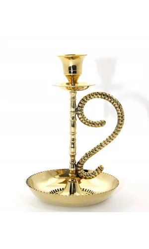 Tekli Pirinç Şamdan Model 1