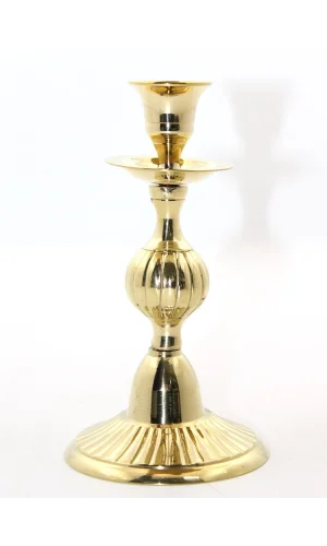 Tekli Pirinç Şamdan Model 3