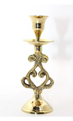 Tekli Pirinç Şamdan Model 5