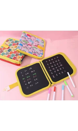 Temizlenebilir Renkli Çizim Defteri