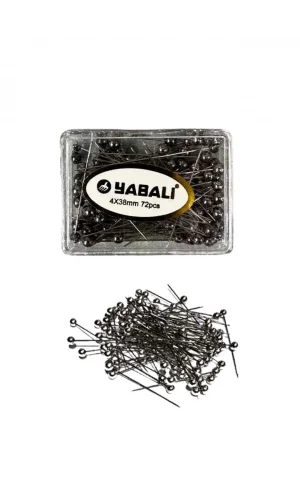 Toplu İğne Siyah 72li 4x38 mm