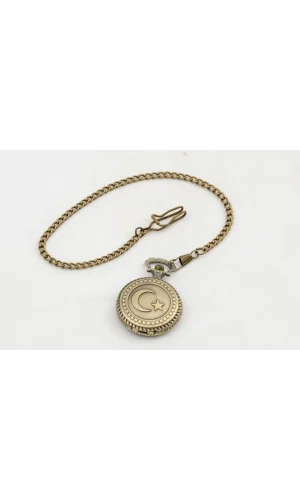 Türk Bayraklı Köstekli Saat