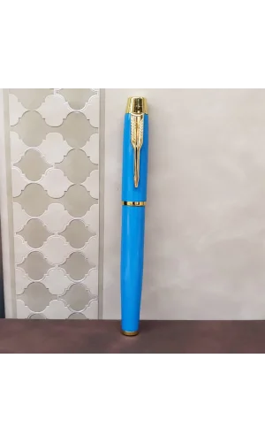 Turkuaz Metal Roller Kalem