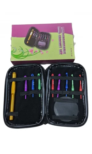 Ucu Değiştirilebilir Yün Tığ Set 9  Adet