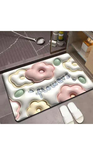 Ultra Emici 3D Banyo Paspası