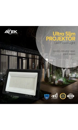 Ultra Slim Projektör Dış Mekan LED Işık