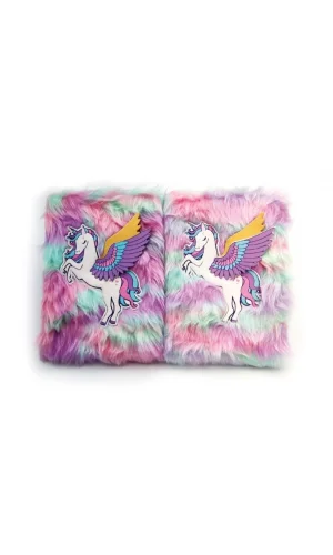 Unicorn Tasarımlı Peluş Hatıra Defteri