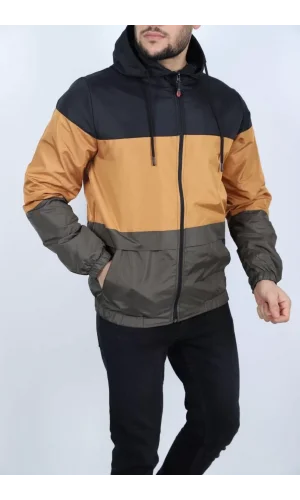 Unisex Kapüşonlu İçi Astarlı Yağmurluk - Siyah