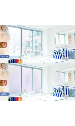 UV Engelleyici Buzlu Cam Filmi 2 Metre x 60 Cm.