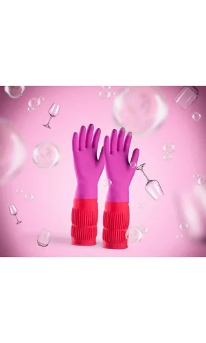 Uzun Konç Bulaşık Eldiveni M Beden