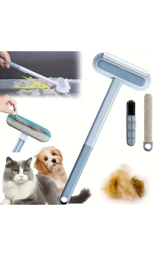Uzun Saplı Evcil Hayvan Tüy Temizleme Fırçası