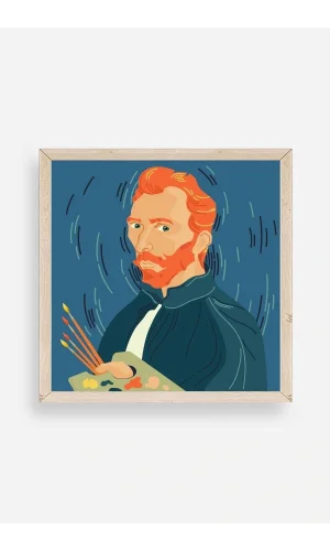 Van Gogh Ahşap Çerçeveli Tablo