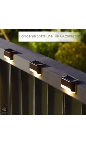 WaterProof Solar Merdiven Lambası 4 Adet