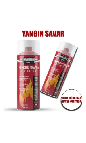 Yangın Savar Tüpü Sprey