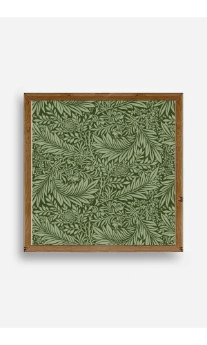 Yaprak Ahşap Çerçeveli Tablo