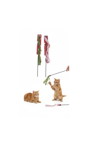 Yılbaşı Temalı Kedi Oyun Oltası