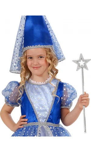 Yıldız Şekilli Peri Asası Gümüş Renk