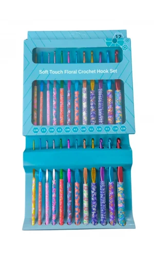 Yün Tığ Set Desenli 12 Adet