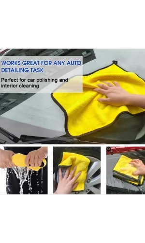 Yünlü Hassas Araba Yıkama Ve Temizlik Bezi